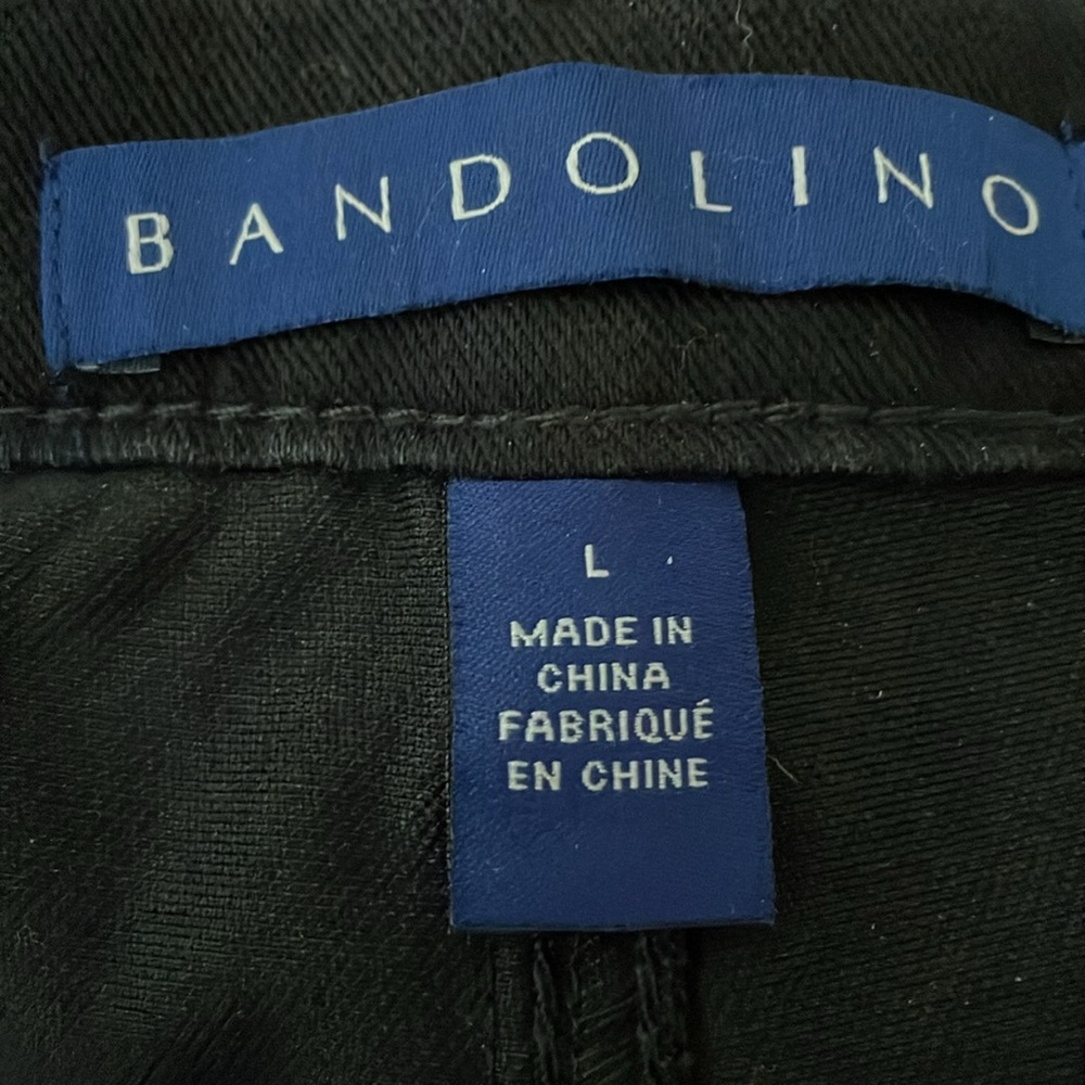 Black Bandolino Bella Leggings, size large - Picture 4 of 5